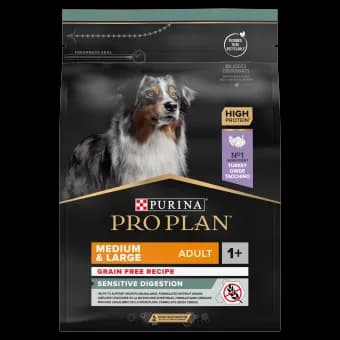 Purina PRO PLAN Medium & Large Adult Sensitive OPTI DIGEST Indyk 12 kg
