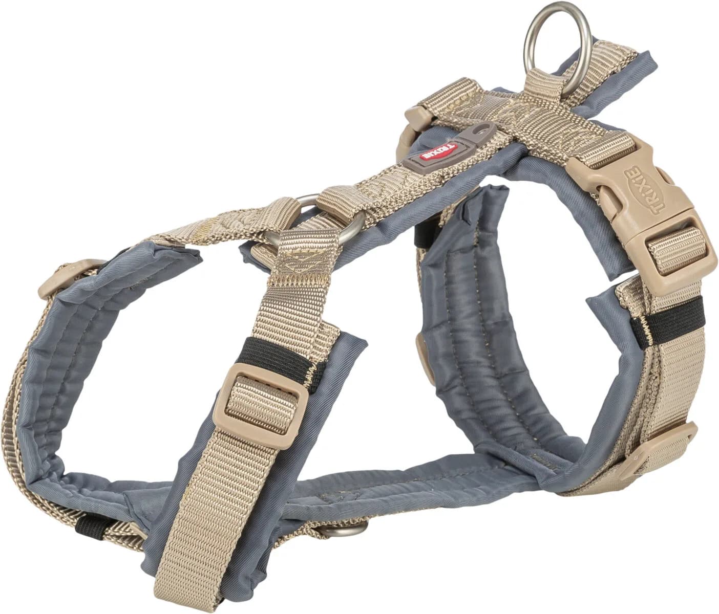 Trixie Premium Trekking szelki dla psa piaskowe/grafit