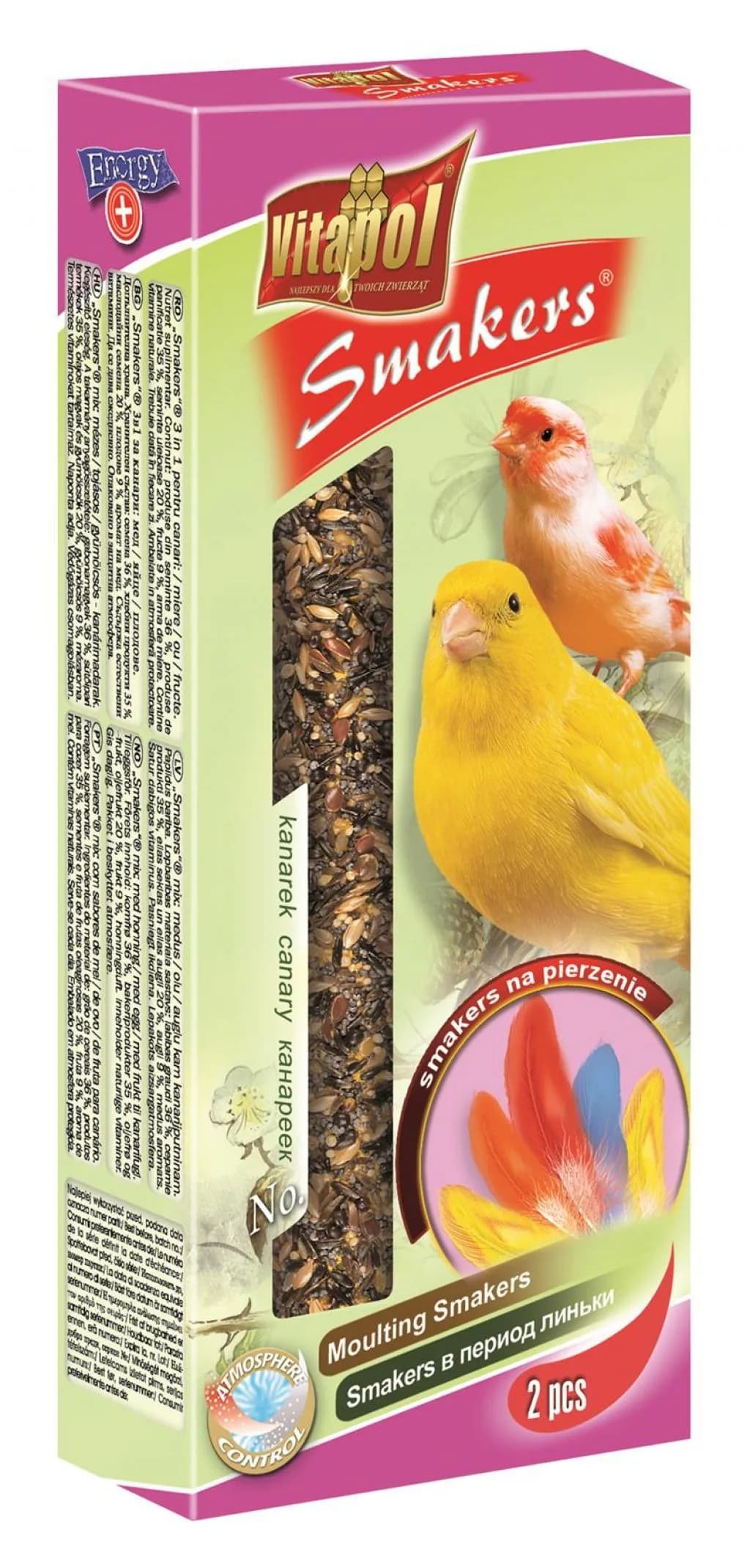 Vitapol Smakers NA PIERZENIE dla kanarka (2 sztuki)