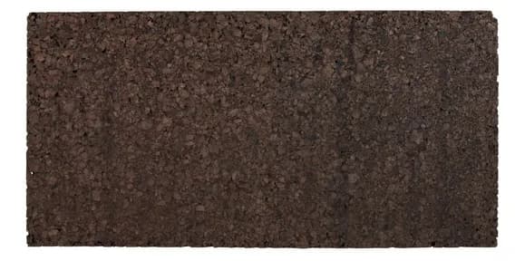 Ścianka korkowa prasowana czarna 100 × 50 × 2 cm