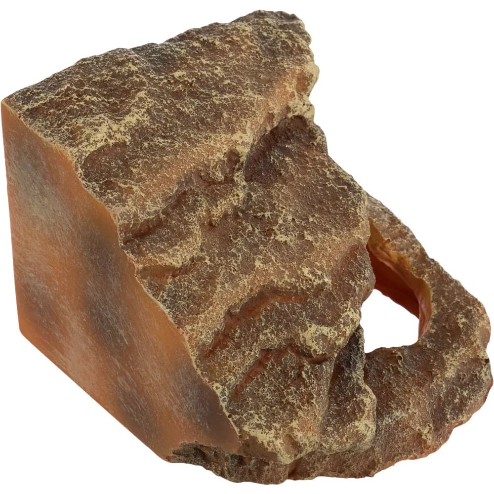 Skałka narożna z jaskinia i platformą 14 × 11 × 14 cm