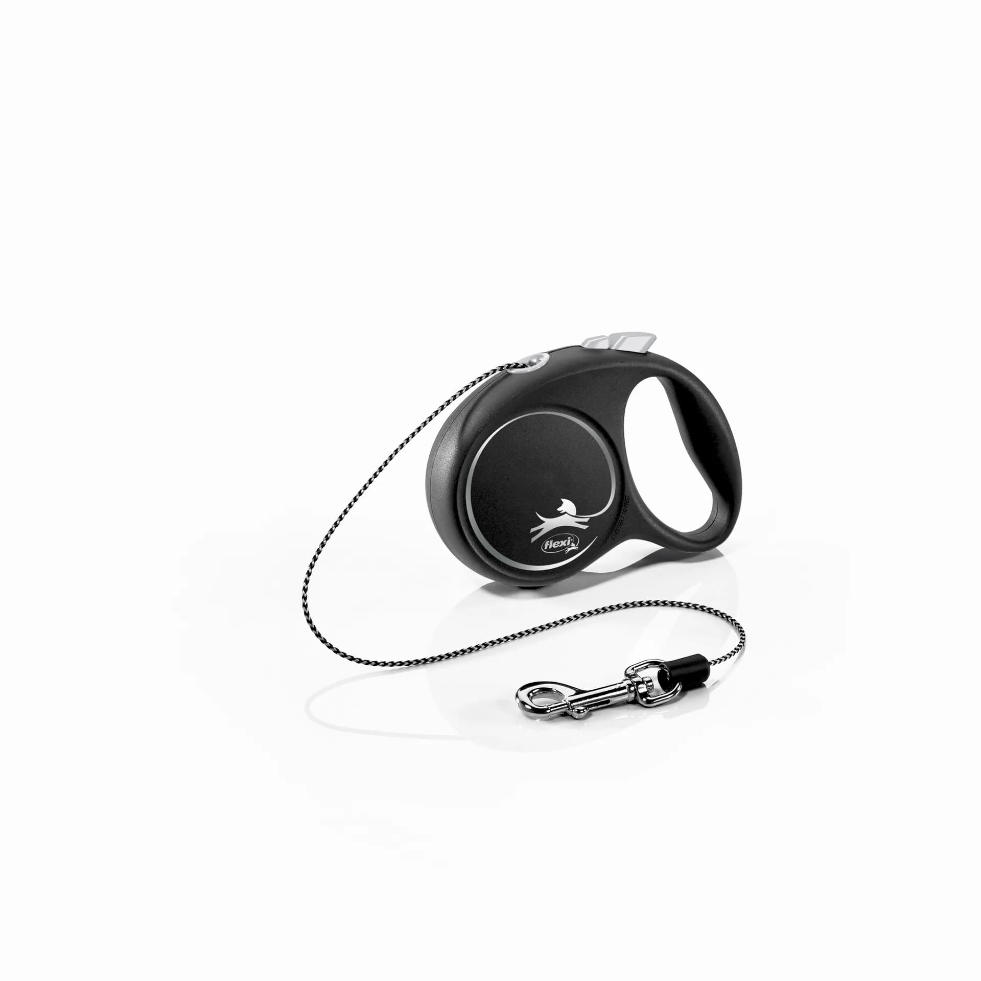 Flexi Black Design smycz automatyczna dla psa linka - różne kolory i rozmiary czarno / różowy / S - 5 m/ 12 kg