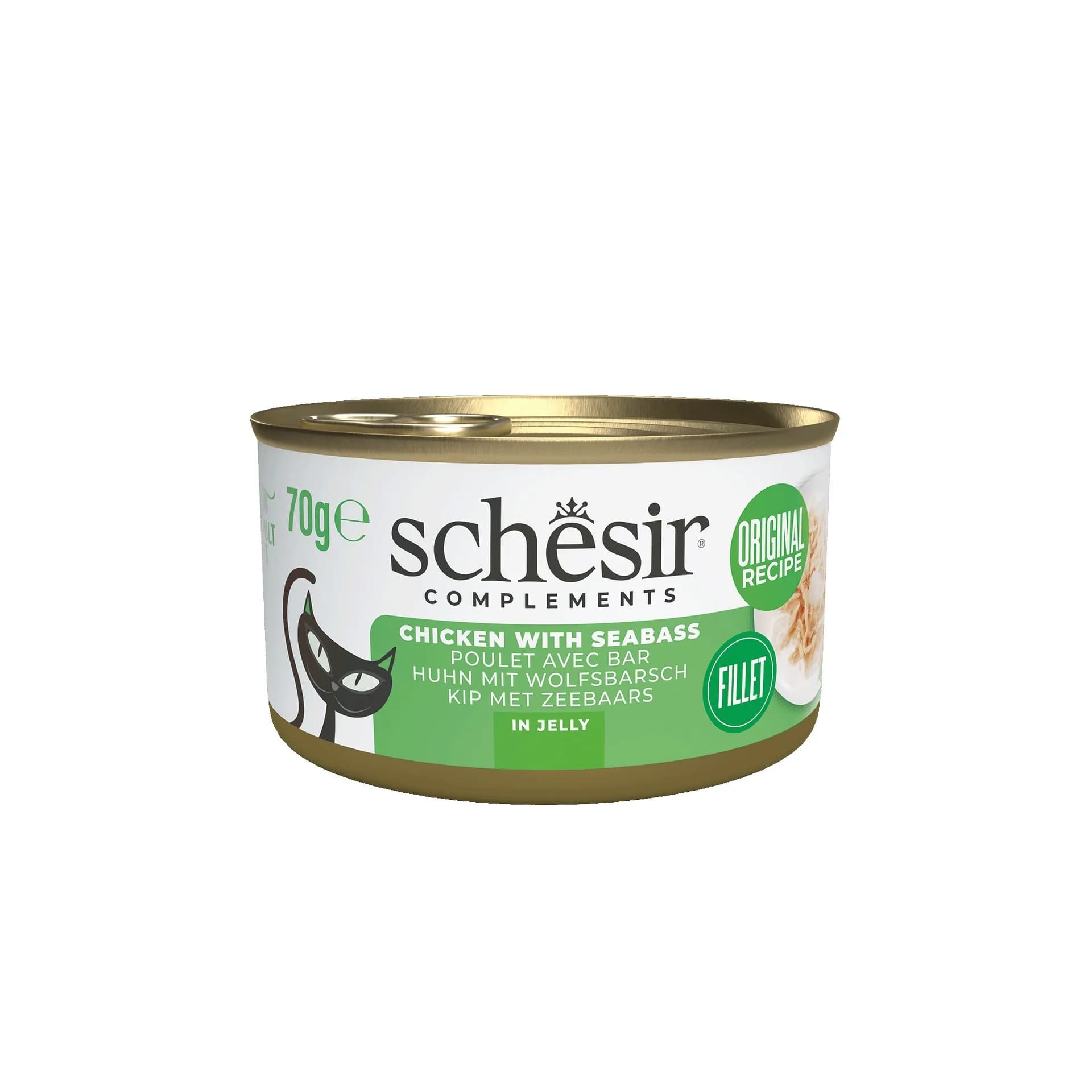 Schesir Complements karma mokra dla kota kurczak z okoniem morskim w galarecie 70 g