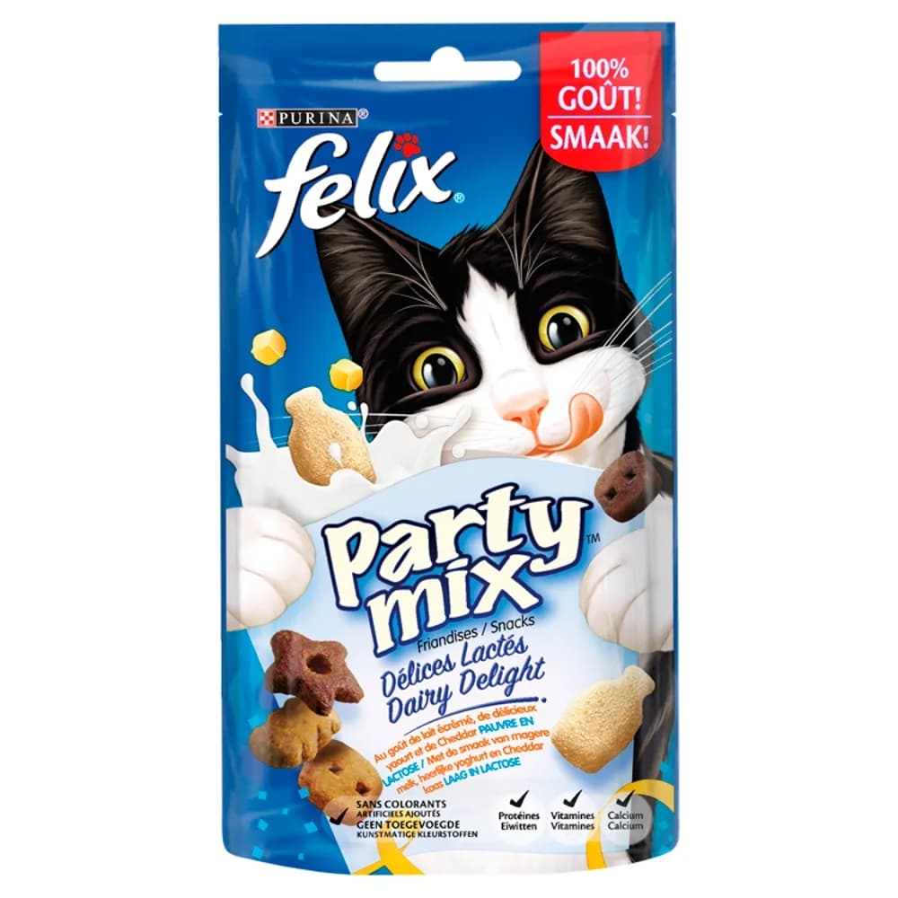 Przysmak dla kota FELIX PARTY MIX Dairy Delight 60 g