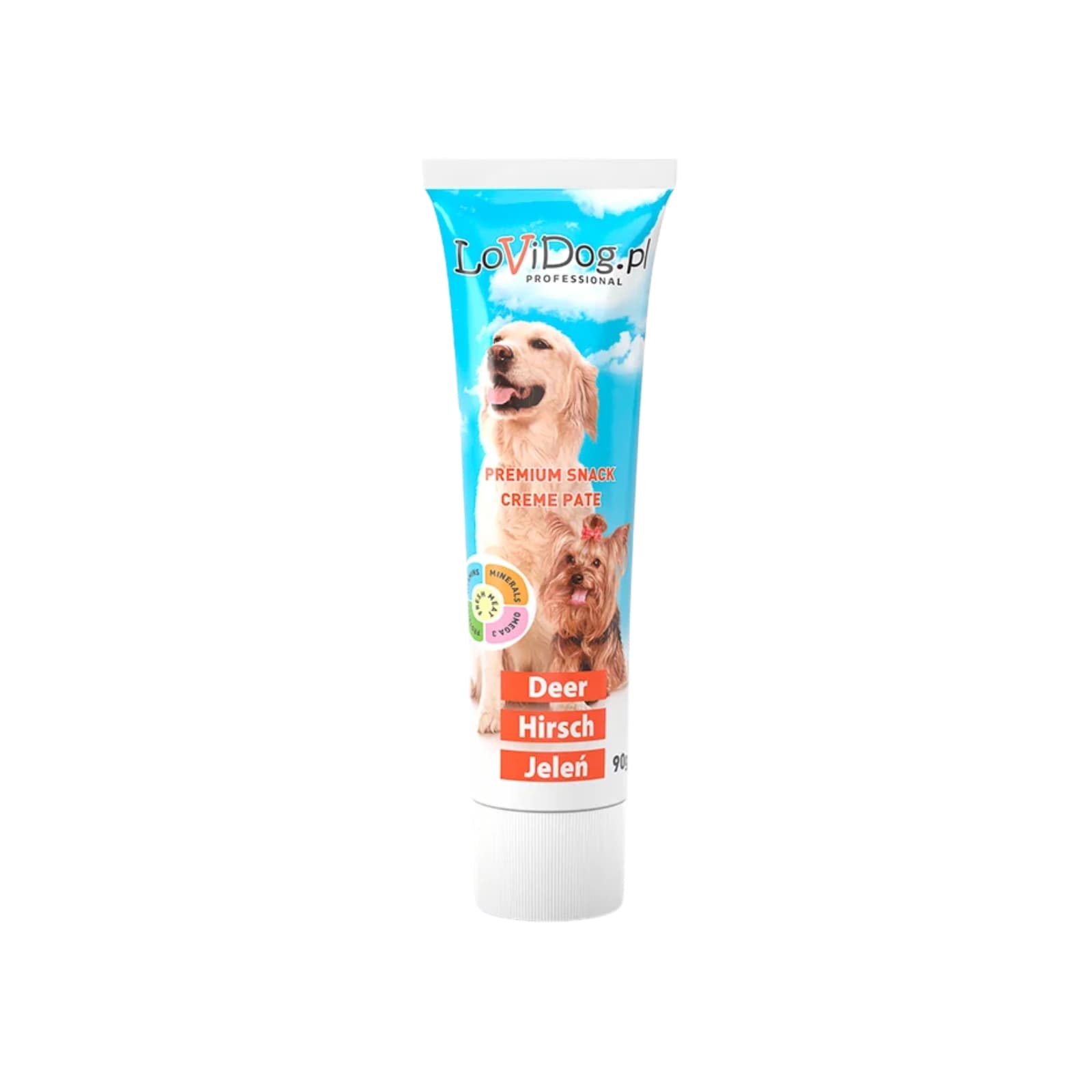 Lovi Dog SMAKOŁYKI tubka ALL LIFE STAGES JELEŃ 90 g