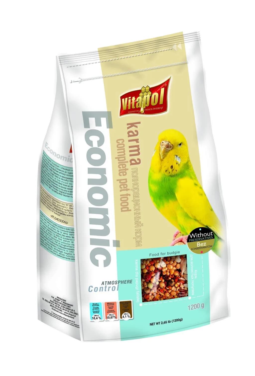Vitapol Karma ECONOMIC dla papużki falistej 1,2 kg