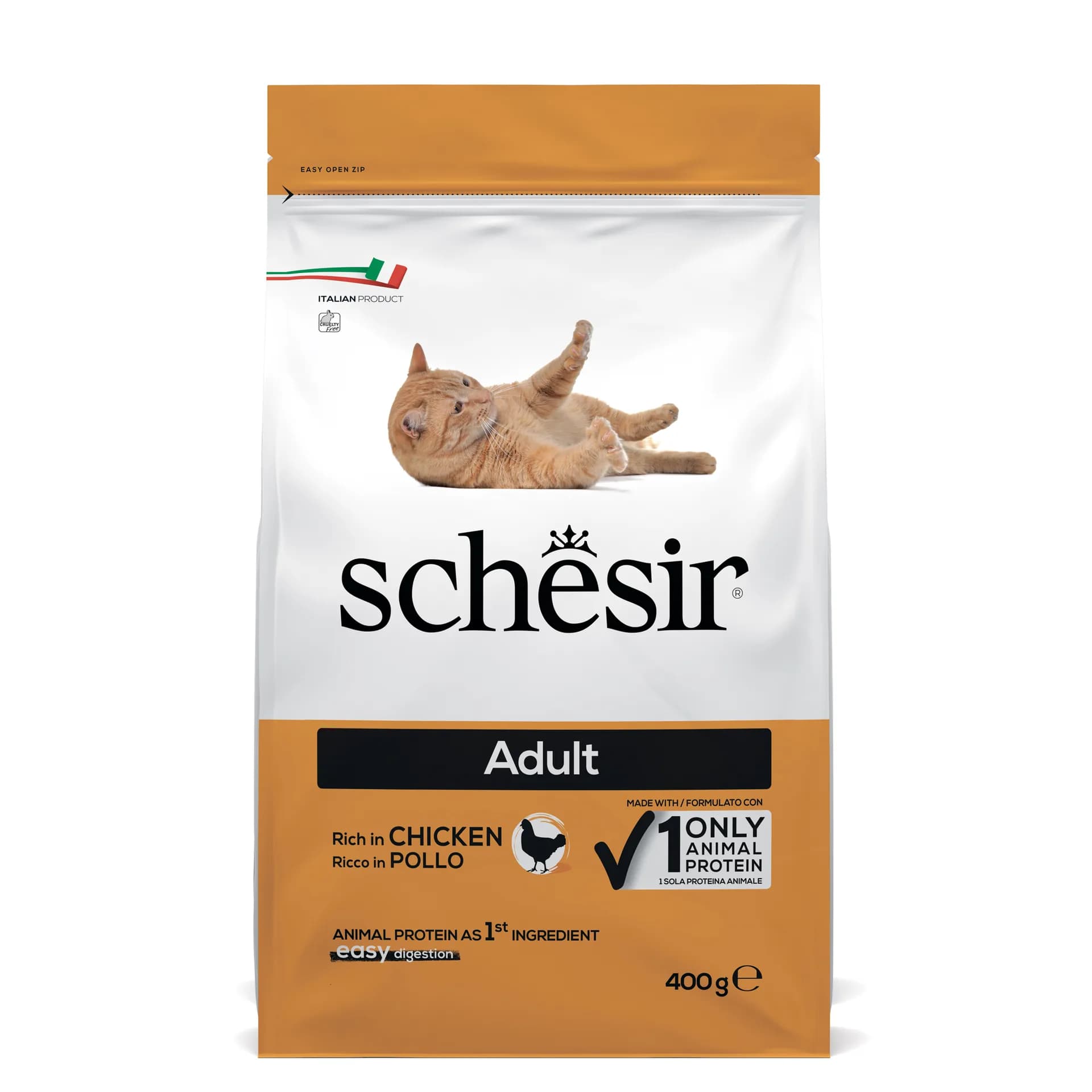 Schesir Original Adult karma sucha z kurczakiem dla dorosłych kotów