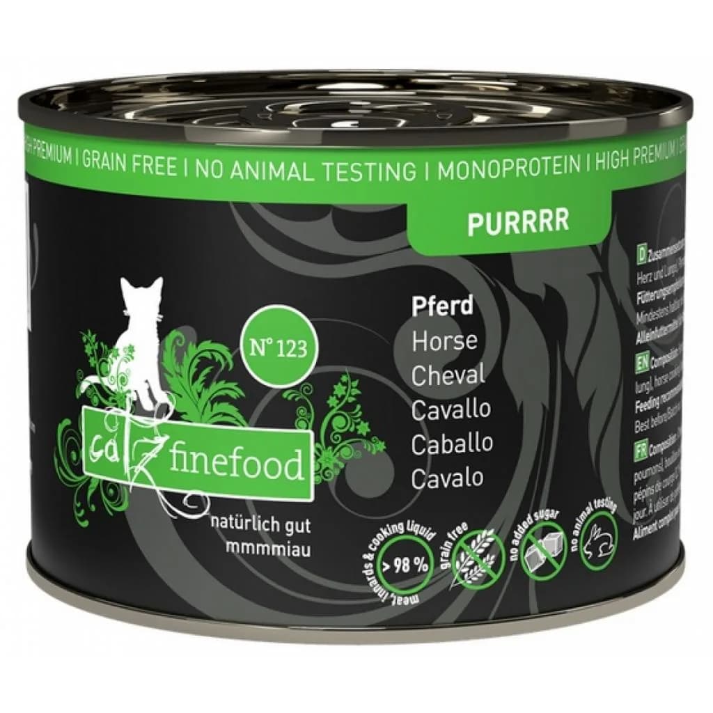 Catz Finefood Purrrr N° 123 Koń karma mokra z koniną dla kotów 200 g