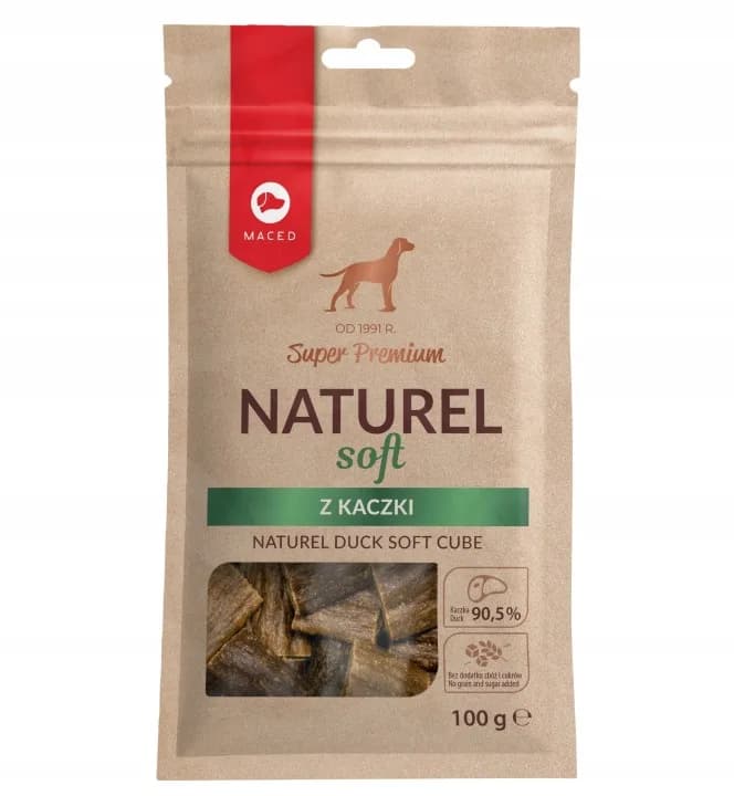 Przysmaki Dla Psa Maced Smakołyki z Kaczki Naturel Soft Smaczki 100 g