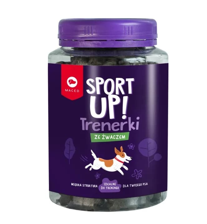 Przysmaki Treningowe dla Psów Maced Sport Up! Trenerki ze Żwaczem 300 g