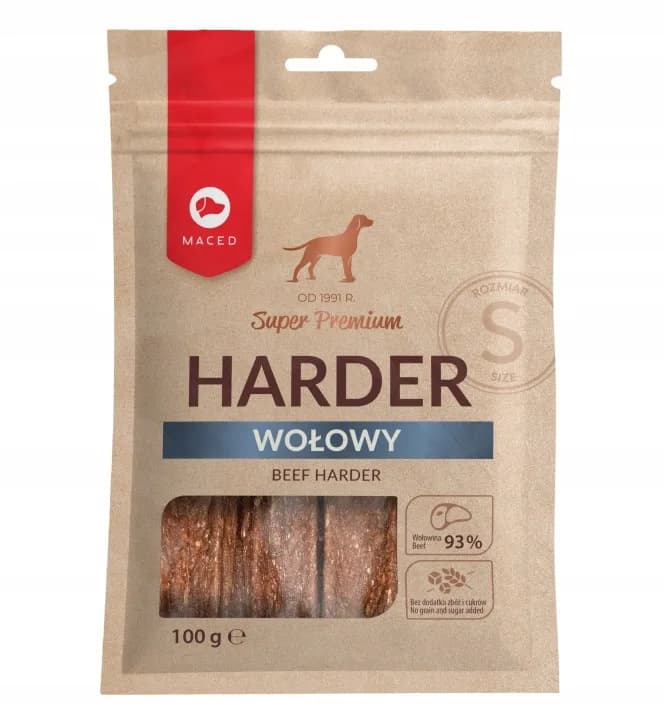 Przysmak dla Psa Gryzak Harder Wołowy - rozmiar S Smakołyki MACED 100 g