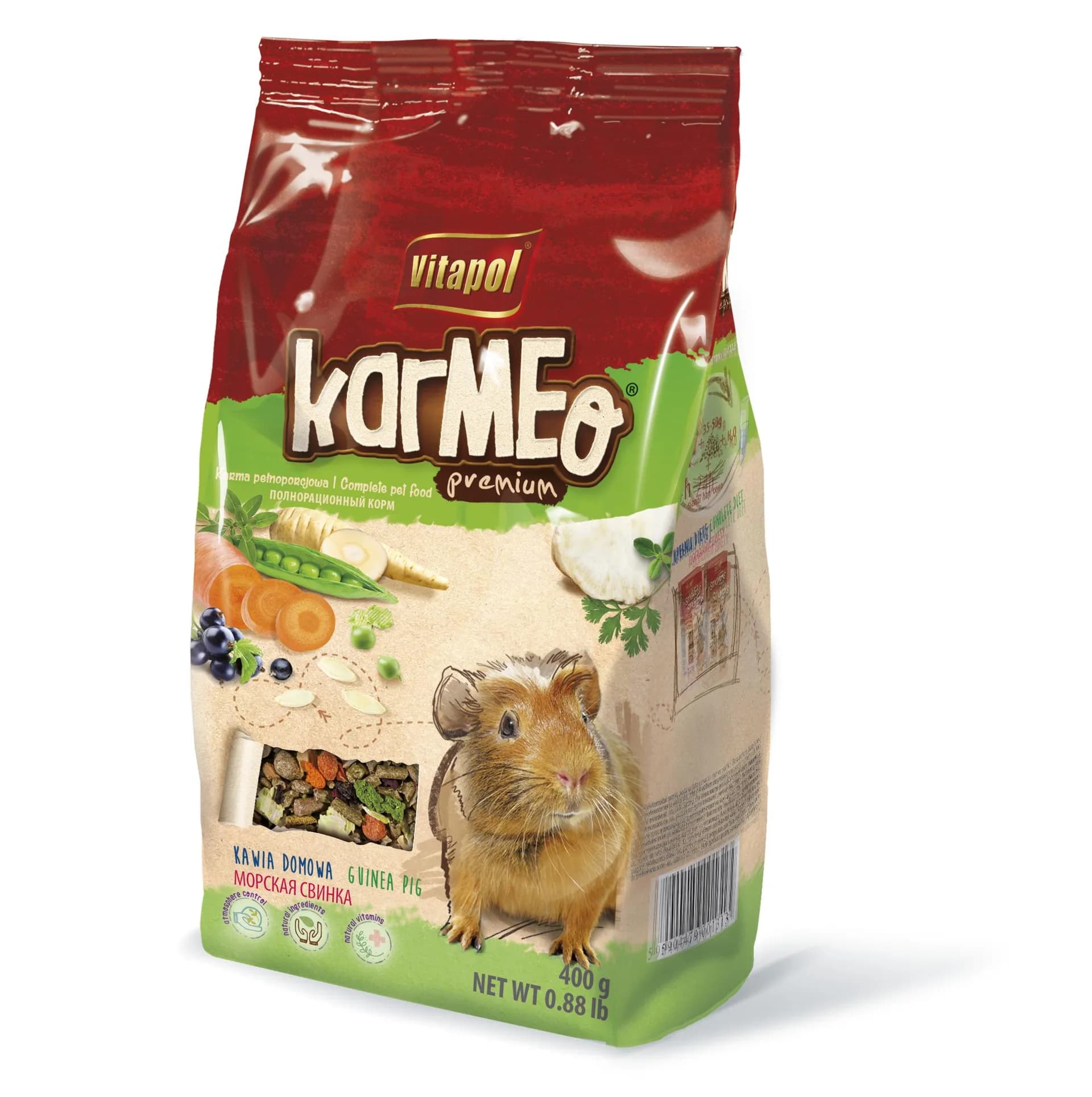 Vitapol Karma pełnoporcjowa dla świnki morskiej w worku 400 g