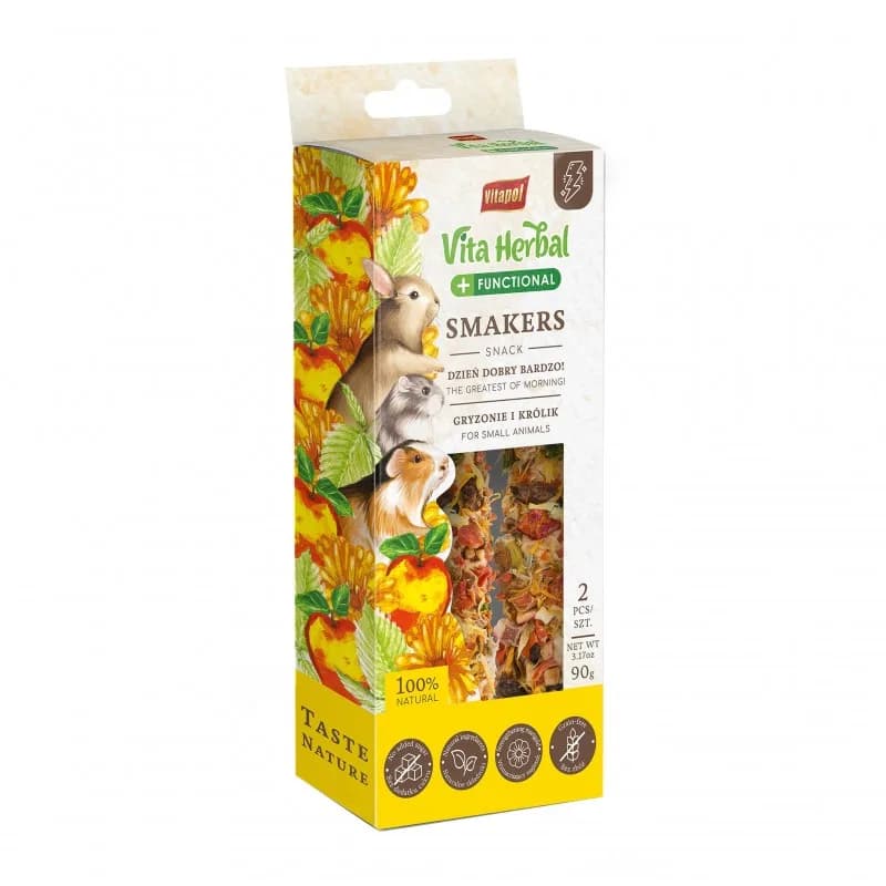 Vita Herbal Functional Dzień dobry bardzo Smakers dla Gryzoni i Królika 2 szt/90 g
