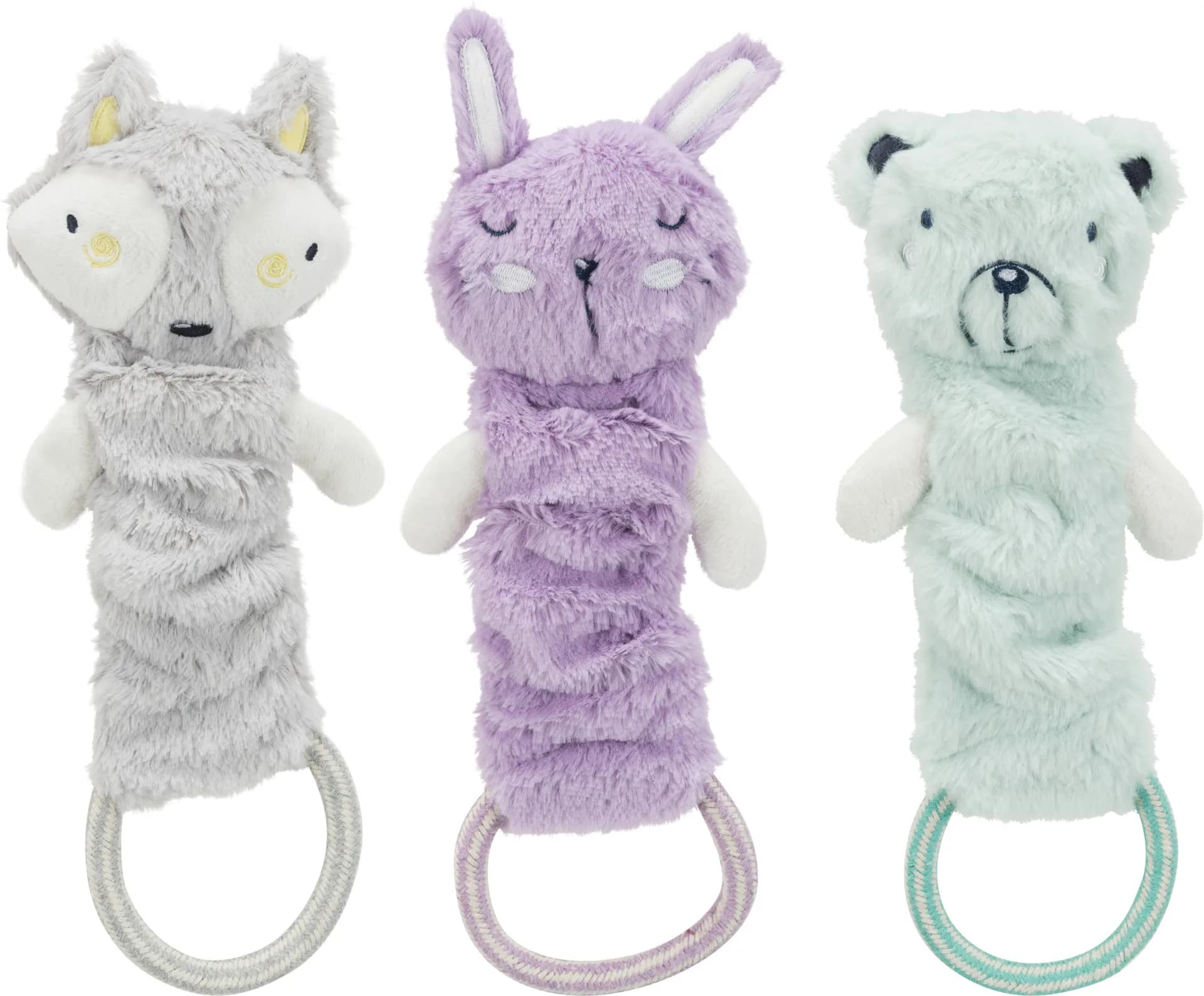 Trixie Junior zabawka wisząca dla szczeniąt plusz/bawełna 33 cm szeleszcząca