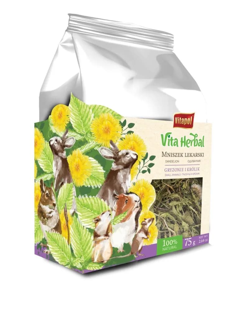 Vitapol Vita Herbal Mniszek lekarski dla gryzoni i królika 75 g
