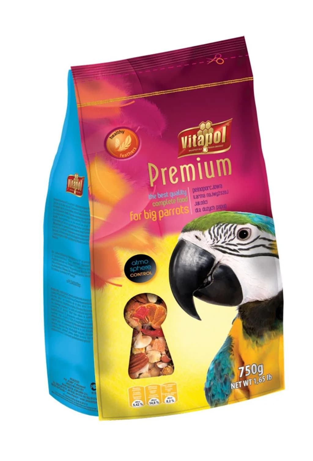Vitapol Karma PREMIUM dla dużej papugi 750 g