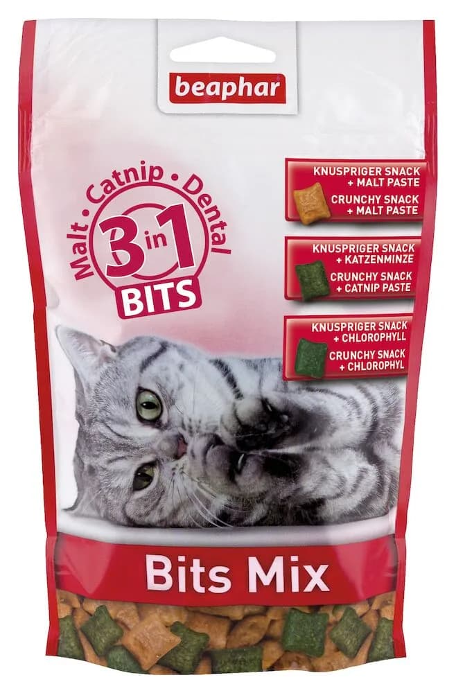 BEAPHAR BITS MIX 150 g - przysmaki dla kotów 3w1