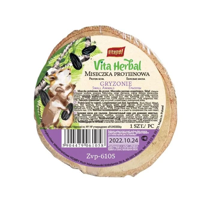 Vitapol Vita Herbal Miseczka proteinowa dla gryzoni