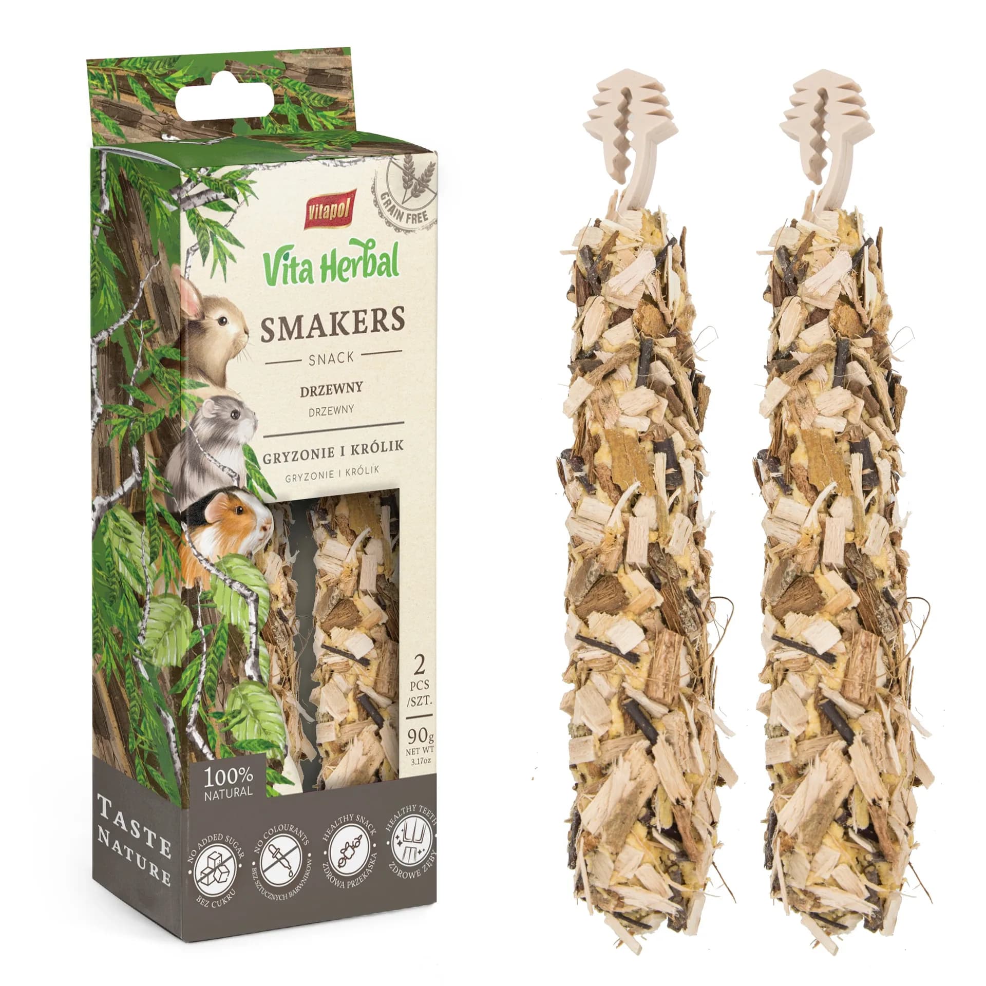 Vitapol Vita Herbal Smakers drzewny dla gryzoni i królika 90 g 1 szt.