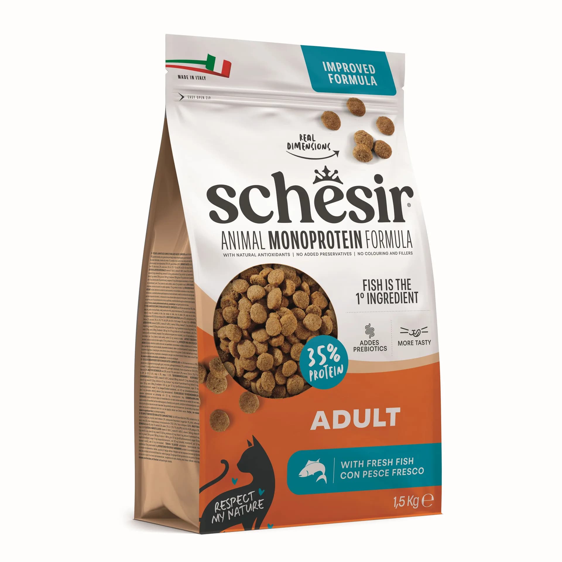 Animal Monoprotein Formula karma sucha dla dorosłego kota ryby