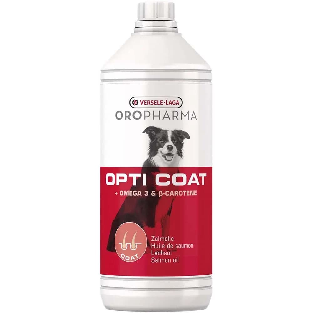 Versele Laga Oropharma Opti Coat - olej z łososia, omega-3 & B-karoten 1 l
