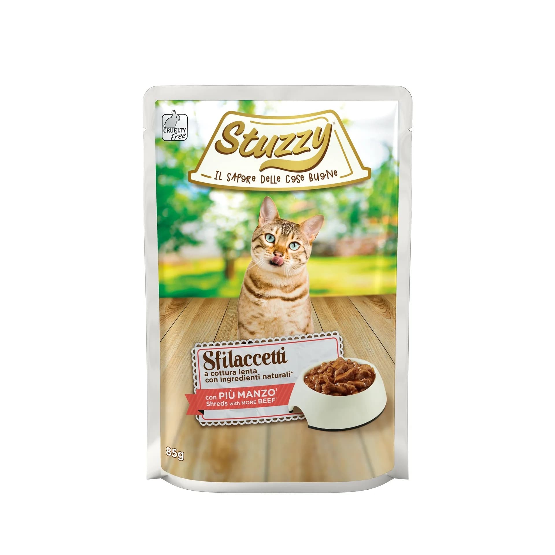 Stuzzy Sfilaccetti karma mokra dla kota wołowina 85 g