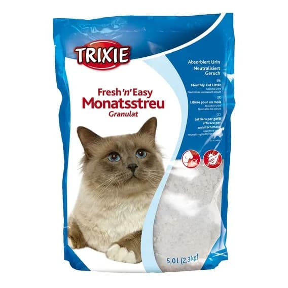 Żwirek sylikatowy (silikonowy) Fresh n Easy - granulki 5 l