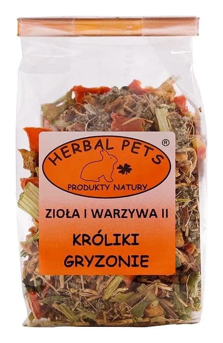 Zioła i warzywa II 50g - uzupełniająca karma dla gryzoni Herbal Pets