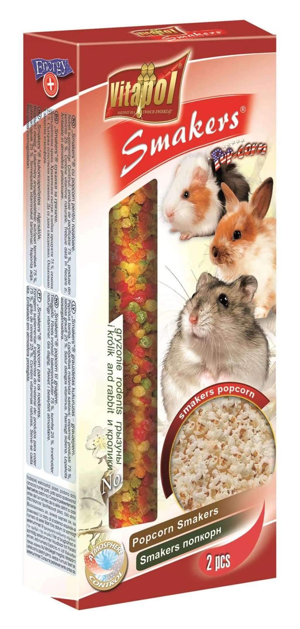 Vitapol Smakers POPCORN dla gryzoni i królika 90 g