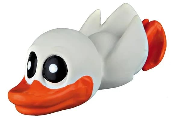 Piszcząca lateksowa kaczuszka - gryzak dla psa - różne rozmiary 13 cm