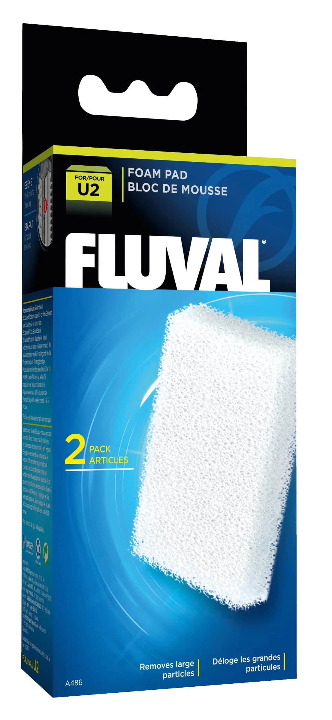 Fluval Bio Foam Pad wkład gąbkowy do filtrów U2, U3 i U4 2 szt.
