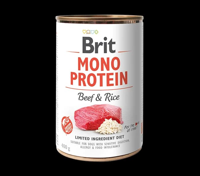 Brit Mono Protein Beef & Rice mokra karma dla psa z wołowiną i ryżem