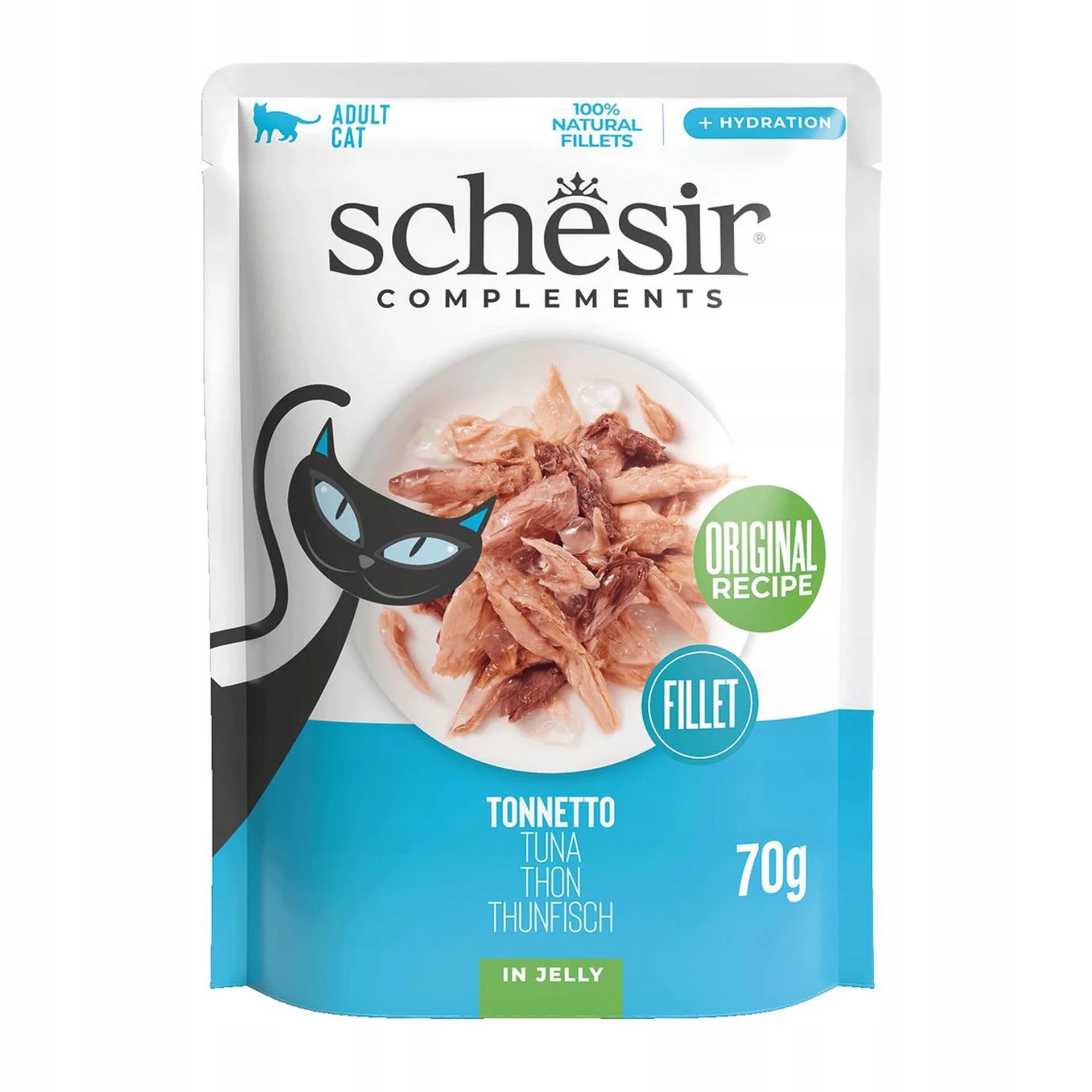 Schesir Complements karma mokra dla kota tuńczyk w galarecie 70 g