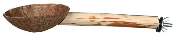 Grzęda bambusowa z miską 25 cm