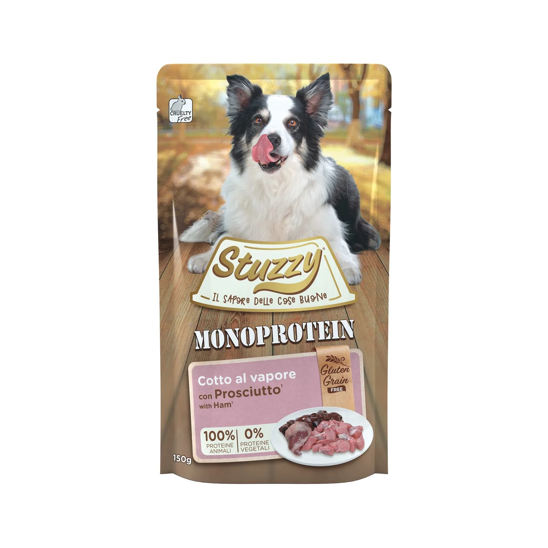 Stuzzy Monoprotein karma mokra dla psa o smaku szynka pasztet 150 g