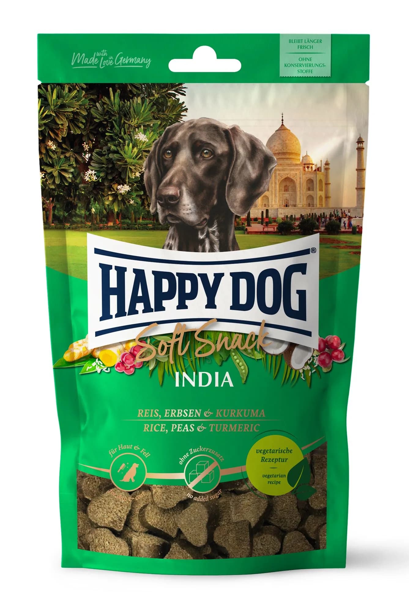 Happy Dog Soft Snack India wegetariański przysmak dla psa 100 g