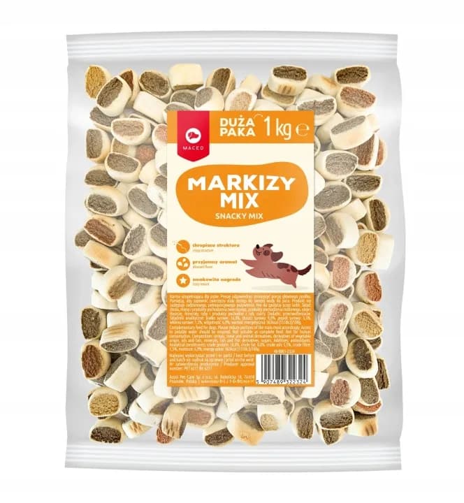 Przysmaki dla Psów Maced Markizy Ciastka Smaczki Smakołyki Mix 1 kg