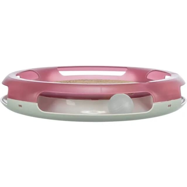 Trixie Zabawka dla kota z drapakiem Race & Scratch, plastic, 37 cm