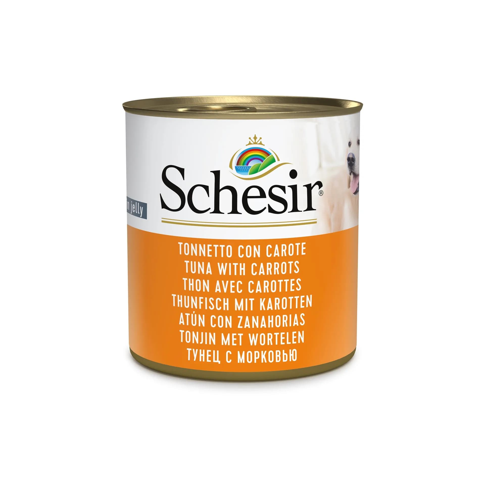 Schesir Complements karma mokra dla psa tuńczyk z marchewką w galarecie 285 g