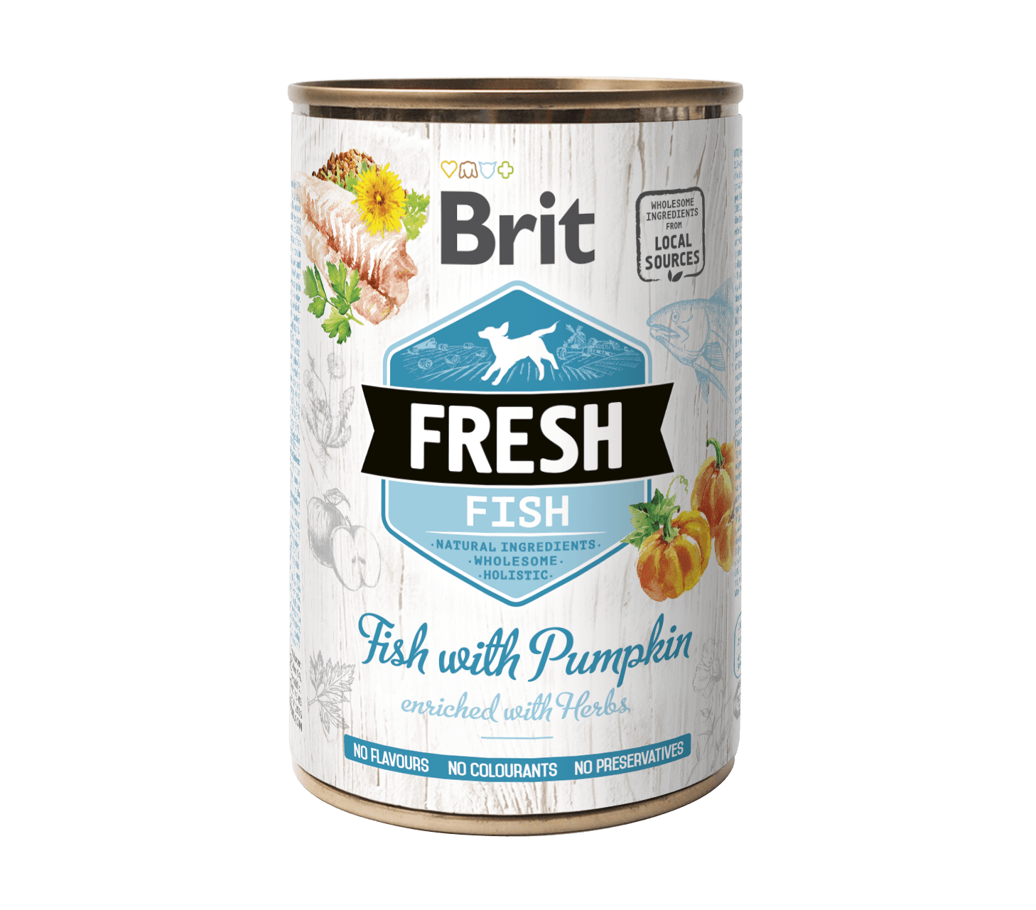 Mokra karma Brit FRESH ryba z dynią dla psa 400 g