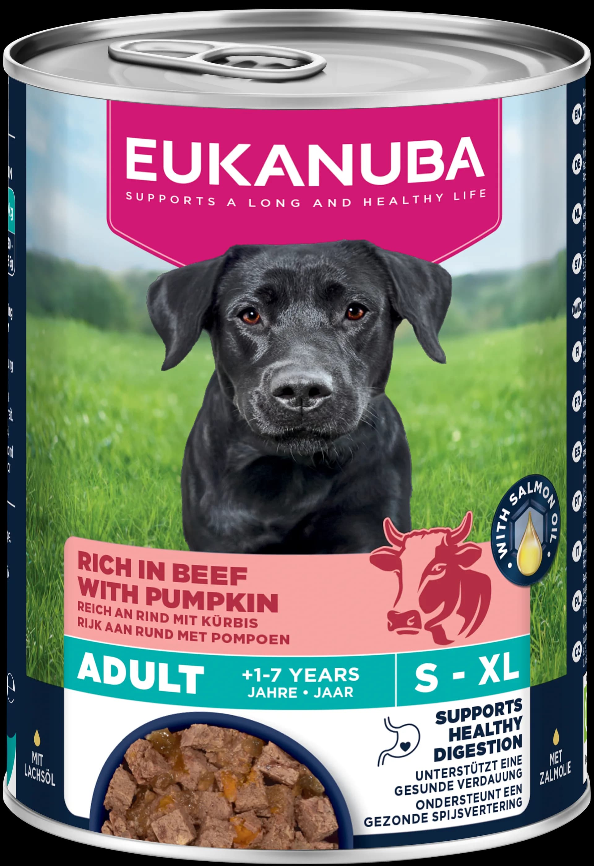EUKANUBA mokra karma dla psów dorosłych wszystkich ras wołowina i dynia 400 g
