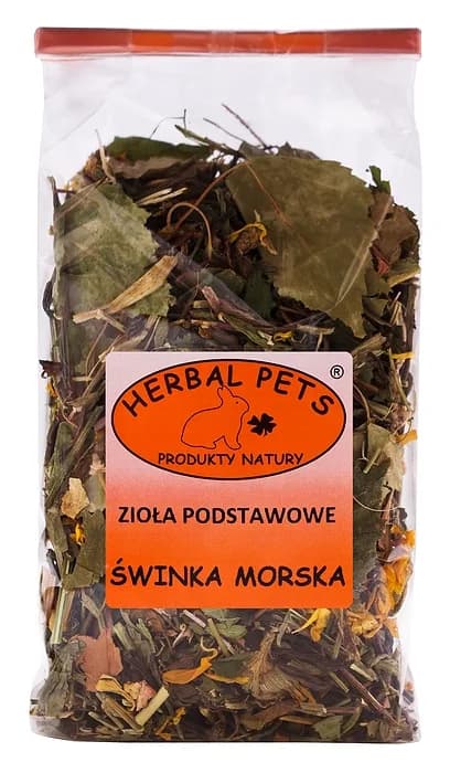 Zioła podstawowe 100g - uzupełniająca karma dla świnek morskich Herbal Pets