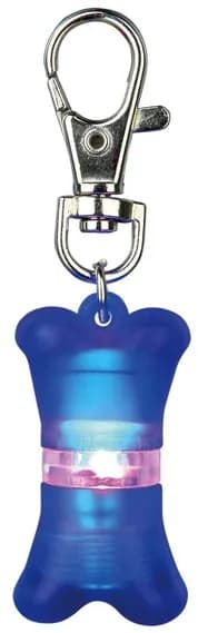 Adresówka z diodą dla psa 2 × 4 cm różne kolory