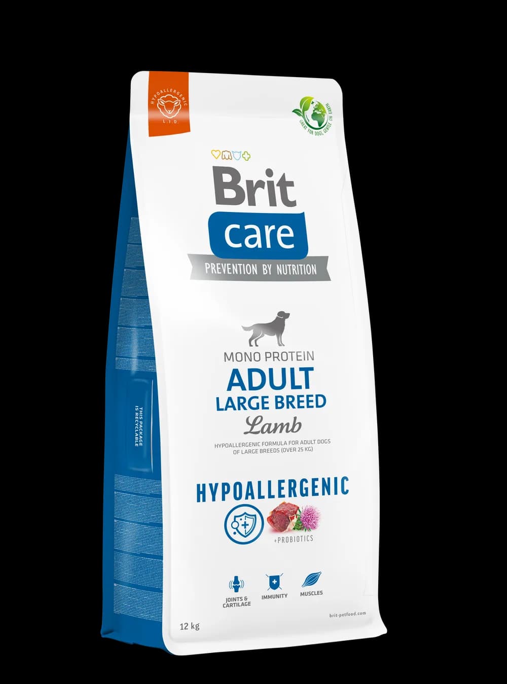 Brit Care Dog Hypoallergenic Adult Large Breed karma sucha z jagnięciną i ryżem dla dorosłych psów dużych ras