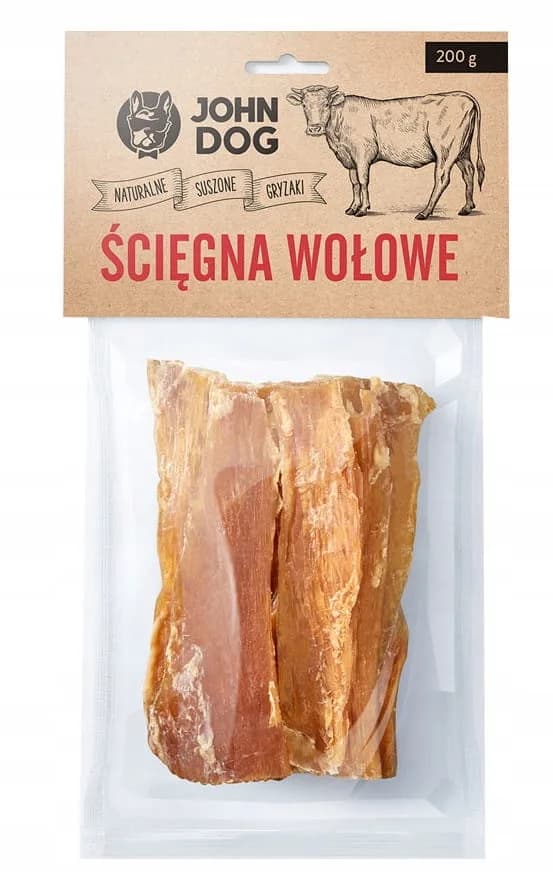 JohnDog Ścięgna wołowe krótkie 200 g