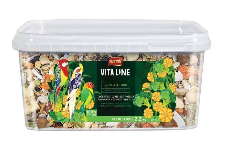Vitapol Vitaline Karma pełnoporcjowa dla papug 2,2 kg