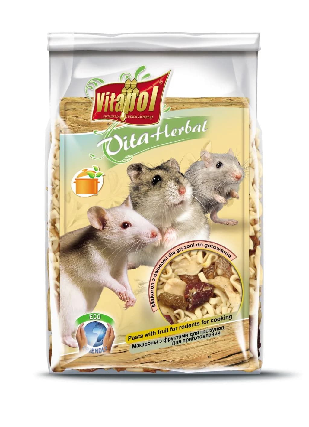 Vitapol Makaron z owocami do gotowania dla gryzoni 130 g