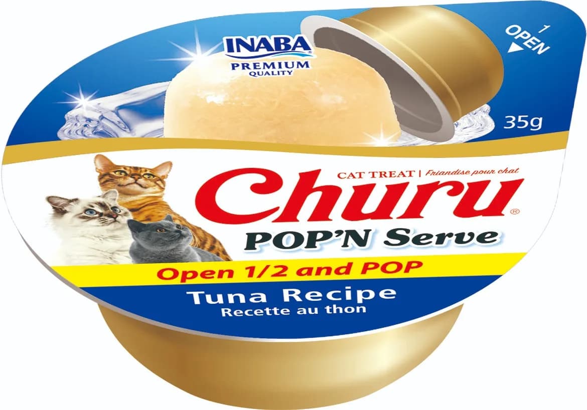 Inaba Churu Pop’n Serve Tuna Recipe 2 × 35 g (70 g)