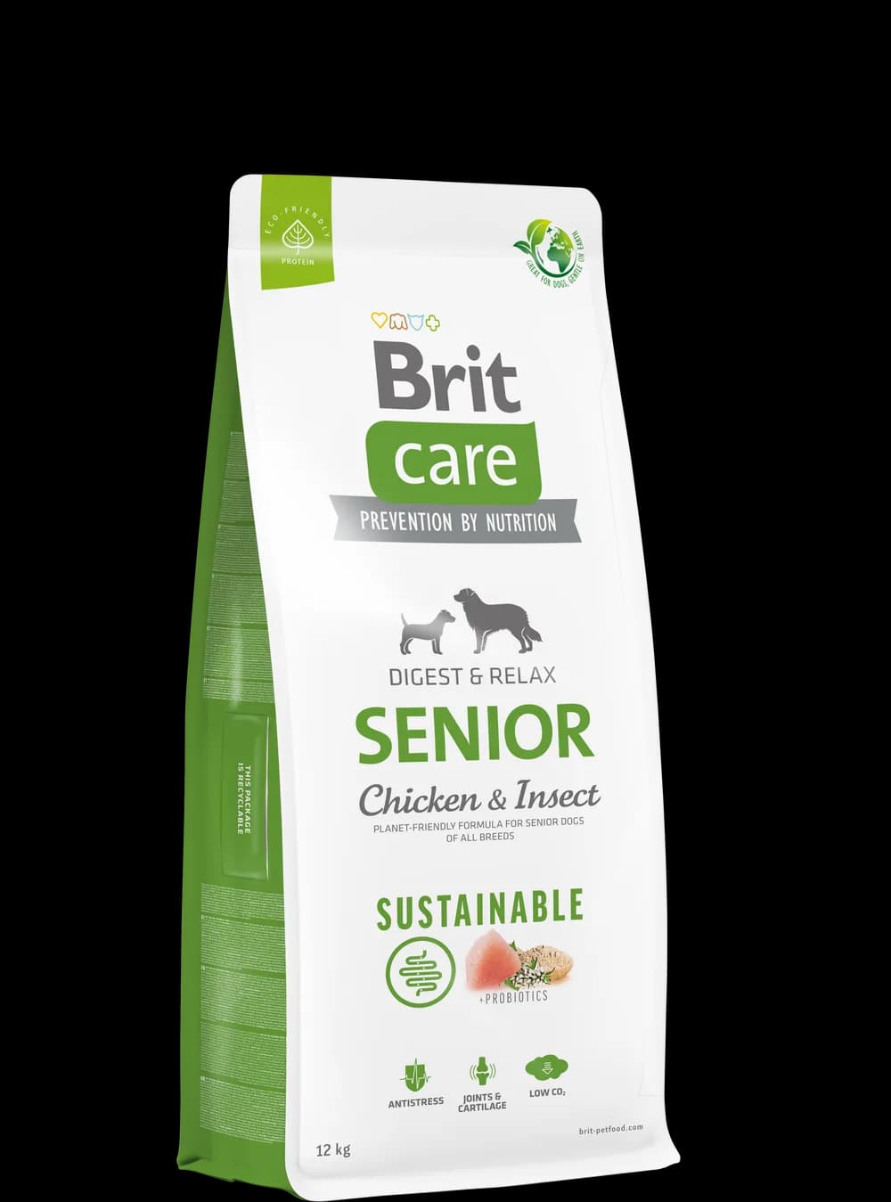 Brit Care Dog Sustainable Senior Chicken Insect sucha karma dla starszego psa z kurczakiem i owadami