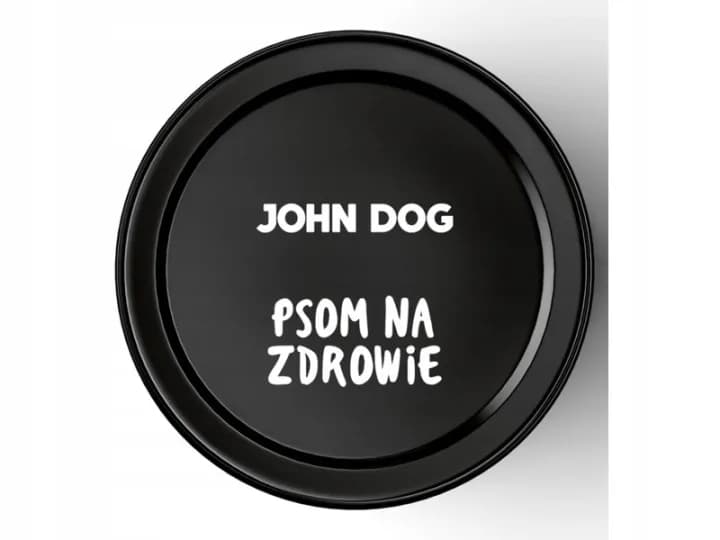 Pokrywka na puszkę JOHN DOG 9.9 cm Czarny